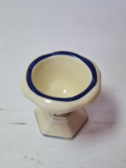 Вазочка декоративная Limoges France, белый фарфор &quot;Брат и сестра&quot;, 6 x 5,5 см, Франция, 1960-70гг.