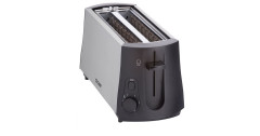 Cloer Cloer Toaster 3710 silber/schwarz, 1.380 Watt, fur 4 Scheiben Toast  silber/schwarz Cloer Toaster 3710 серебристый/черный, 1380 Вт, на 4 ломтика тостов