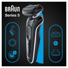 Braun Elektrischer Rasierer fur Manner quot;Series 5 51-W4200csquot; in Schwarz  Электробритва мужская &amp;quot;Series 5 51-W4200cs&amp;quot; в черном