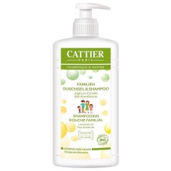 Cattier Familien Duschgel & Shampoo 500ml Семейный гель для душа и шампунь 500мл