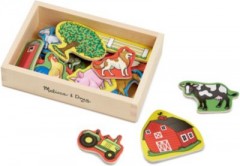 Melissa  Doug Magnete aus Holz Магниты из дерева
