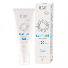 Eco Cosmetics Sonnenfluid LSF50 sensitive 100ml  Солнцезащитный флюид LSF50 чувствительный 100мл
