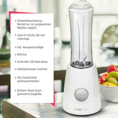 CLATRONIC CLATRONIC Smoothie-Maker SM 3593, fur Smoothies  Shakes, auch als Trinkbecher  CLATRONIC Smoothie Maker SM 3593, для коктейлей-смузи, также в качестве чашки для питья