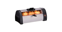 Cloer Cloer Brotchenbacker 3080, Toaster silber/schwarz, 570 Watt, fur 3 4 Brotchen  silber/schwarz Хлебопечка Cloer 3080, тостер серебристый/черный, 570 Вт, на 3–4 хлеба