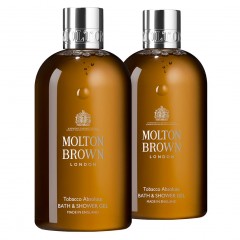 Molton Brown Tobacco Absolute Bath &amp; Shower Gel Doppelpack (2er Set)  Набор из двух гелей для ванны и душа Tobacco Absolute (набор из 2 шт.)