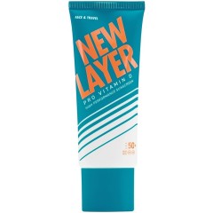 NEW LAYER High Performance Face &amp; Travel Pro Vitamin D Sunscreen SPF 50+  Высокоэффективный солнцезащитный крем Face &amp;amp; Travel Pro с витамином D SPF 50+