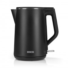 N8WERK N8WERK Wasserkocher Teekocher 360 Grad drehbar, 1.5 l, 2200 W, Midnight Edition 1,5l  Чайник N8WERK, вращающийся на 360 градусов, 1,5 л, 2200 Вт, Midnight Edition 1,5 л