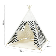 Arkmiido® Kinderzelt Tipi klappbares Spielzelt Детская палатка вигвам складная игровая палатка