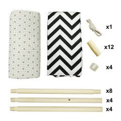 Arkmiido® Kinderzelt Tipi klappbares Spielzelt Детская палатка вигвам складная игровая палатка