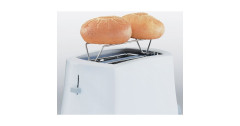 Cloer Cloer Toaster 331 weiss, 825 Watt, fur 2 Scheiben Toast  weiss Cloer Toaster 331 белый, 825 Вт, на 2 ломтика тостов