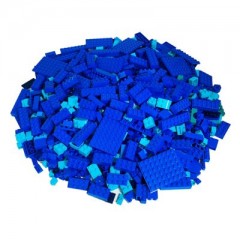 LEGO LEGO Steine Blau gemischt - 800 Stuck -  Blue brick mix Кирпичи LEGO смешанные синие - 800 штук - Смесь синих кирпичей