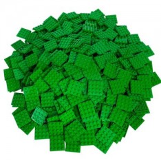 LEGO LEGO 4x4 Platten Gruen - 1000 Stueck - Green plate 3031 Тарелки LEGO 4x4 зеленые - 1000 штук - Зеленая тарелка 3031