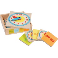 goki Lernuhr im Holzkasten Обучающие часы в деревянном ящике