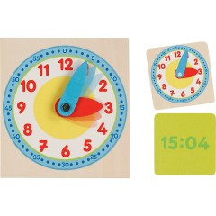 goki Lernuhr im Holzkasten Обучающие часы в деревянном ящике