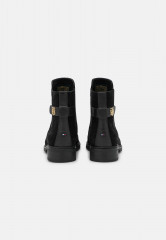 Tommy Hilfiger COIN FLAT BOOT Classic ankle boots black COIN FLAT BOOT Классические ботильоны черный