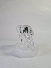 Фигурка хрустальная винтажная &quot;Лошадь с жеребенком&quot; Royal Cryestal Rock RCR, 11 x 12 см, Германия, 1960-70гг.
