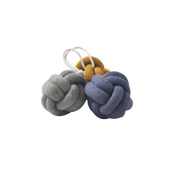 nordic coast company Babyrassel Baby Rassel Set Knoten Rasseln Детская погремушка Детская погремушка Набор погремушек с узлами