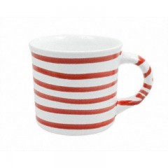 Gmundner Keramik Gmundner Keramik Rotgeflammt Kaffeehaferl glatt 0,24 L / h: 7,8 cm Керамическая кружка Gmundner с красным пламенем, гладкая, 0,24 л / высота: 7,8 см