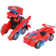 Vicabo Dinosaurier Transforming Spielzeug Auto Transform Dino Spielzeugauto mit Licht und Musik Spielzeugautos fur Kinder Игрушечная машинка-трансформер динозавров Игрушечная машинка-трансформер динозавра со светом и музыкой