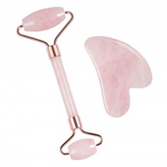 UNIQ Jade Roller + Guasha Stone  Нефритовый ролик + камень Гуаша