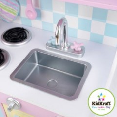 KidKraft Grosse Spielkuche in Pastellfarben aus Holz Большая игровая кухня в пастельных тонах из дерева