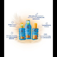 Nivea Sun Schutz &amp; Braune Ol LSF 30  Защита от солнца и коричневое масло SPF 30