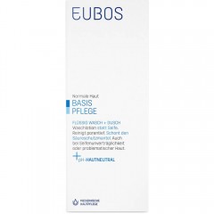 Eubos FLUSSIG blau unparfum.  ЖИДКОСТЬ синего цвета без запаха.