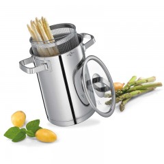 Kuchenprofi Kuchenprofi Spargelkocher Cook San Remo d: 16 cm / h: 21 cm / 4,0 L Кухонная плита для спаржи K?chenprofi Cook San Remo d: 16 см / высота: 21 см / 4,0 л