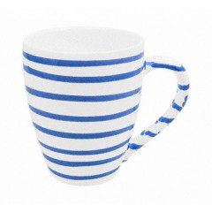 Gmundner Keramik Gmundner Keramik Blaugeflammt Fruhstucksbecher Max 0,3 L / h: 10,5 cm Керамическая кружка для завтрака Gmundner с синим пламенем Макс. 0,3 л / высота: 10,5 см