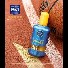 Nivea UV Dry Protect Sport Transparentes Spray LSF 30  UV Dry Protect Sport Прозрачный спрей SPF 30