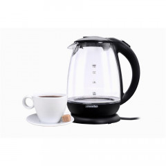 Mesko Mesko Wasserkocher MS 1263 Glas-Wasserkocher 1,7 Liter 2200 Watt LED Beleuchtung  Чайник Mesko MS 1263 стеклянный чайник 1,7 литра 2200 Вт светодиодное освещение