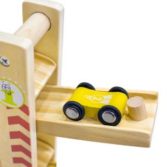 baobe Kugelbahn Murmelbahn Holzauto-Spur Lernspielzeug Мраморная дорожка Мраморная дорожка Деревянная автомобильная дорожка Развивающие игрушки