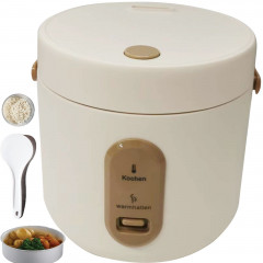 Mutoy Mutoy Multikocher 2L Reiskocher mit Dampfgarer,Antihaft-Garen,One-Touch-Bedienung, Perfekt fur 1-4 Personen zum Kochen von Reis,Fleisch,Nudeln oder Suppe  Мультиварка Mutoy, рисоварка объемом 2 л с пароваркой, антипригарное приготовление, управление