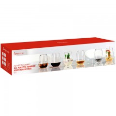 Spiegelau Spiegelau Authentis Casual All purpose Tumbler Set 'Kauf 6 Zahl 4' 6-tlg. Spiegelau Authentis Casual All Purpose Tumbler Set &quot;Buy 6 Pay 4&quot; из 6 предметов.