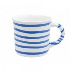 Gmundner Keramik Gmundner Keramik Blaugeflammt Kaffeehaferl glatt 0,24 L / h: 7,8 cm Керамическая кофейная кружка Gmundner с синим пламенем, гладкая, 0,24 л / высота: 7,8 см