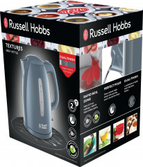 RUSSELL HOBBS RUSSELL HOBBS Wasserkocher Textures Grey 21274-70, 1,7 l, 2400 W  RUSSELL HOBBS Чайник Текстуры Серый 21274-70, 1,7 л, 2400 Вт