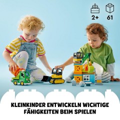 LEGO LEGO DUPLO 10990 Baustelle mit Baufahrzeugen LEGO DUPLO 10990 Строительная площадка со строительной техникой