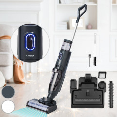 Klarstein Klarstein Akku-Hand-und Stielstaubsauger Caswell Plus, 150 W, beutellos, Nass Trocken Sauger Akku Kabellos Beutellos LED 150  Беспроводной ручной и стержневой пылесос Klarstein Caswell Plus, 150 Вт, без мешка, пылесос для влажной и сухой уборки,