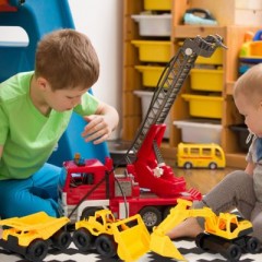 relaxdays Spielzeug Baustellenfahrzeuge 3er Set Набор игрушечных строительных машин из 3 штук