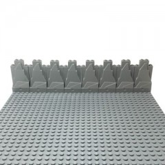 LEGO LEGO Felsen Hellgrau 2x4x6 Berg - 20 Stuck - Rock Panel 47847 LEGO Rocks Light Grey 2x4x6 Mountain — 20 штук — каменная панель 47847